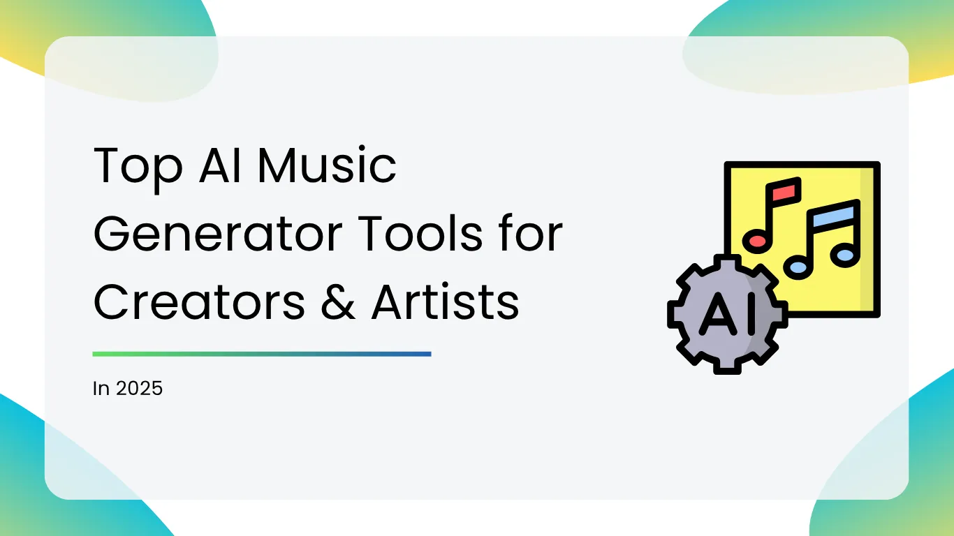 Top 9 AI Music Generator Tools for Creators & Artists in 2025 - Smacient