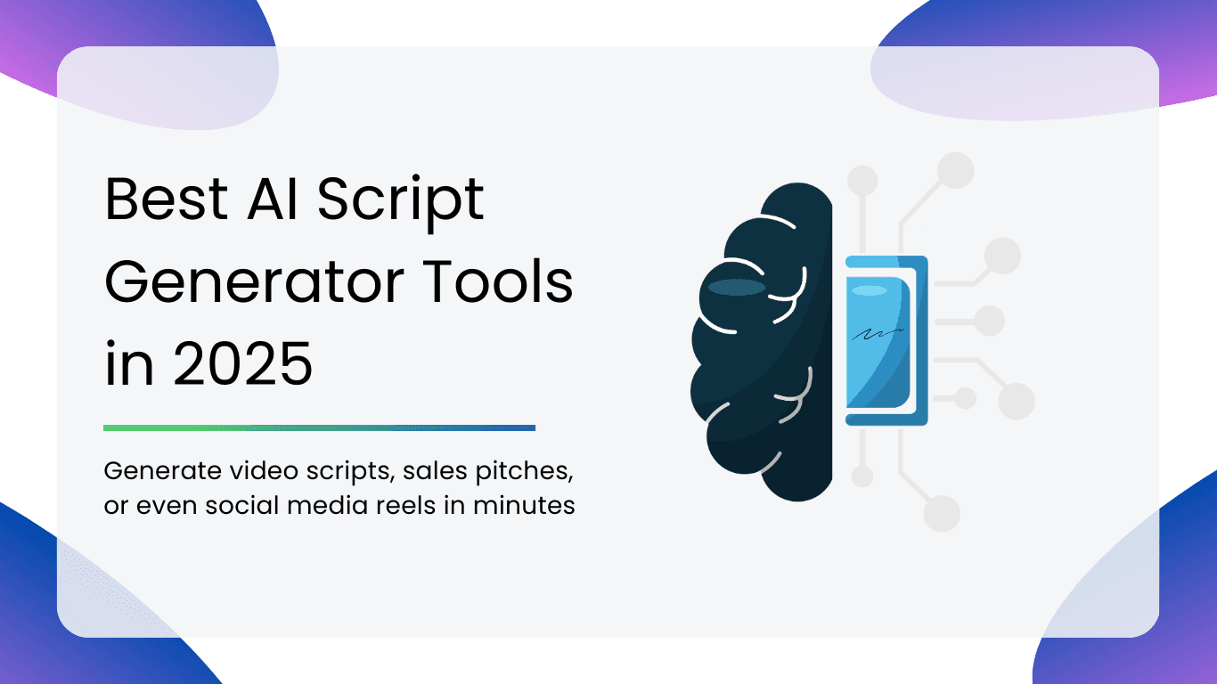 Best AI Script Generator Tools in 2025