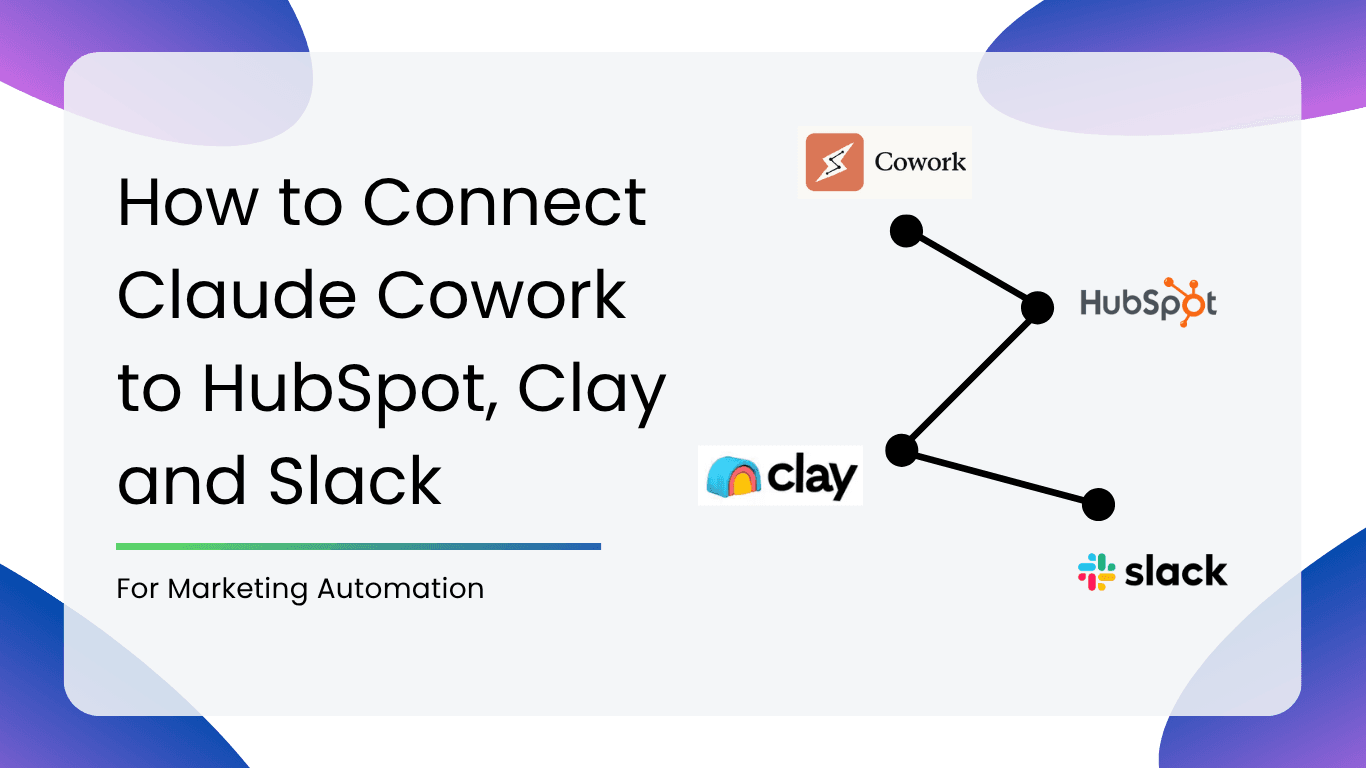 How to Connect Claude Cowork to HubSpot, Clay and Slack for Marketing Automation